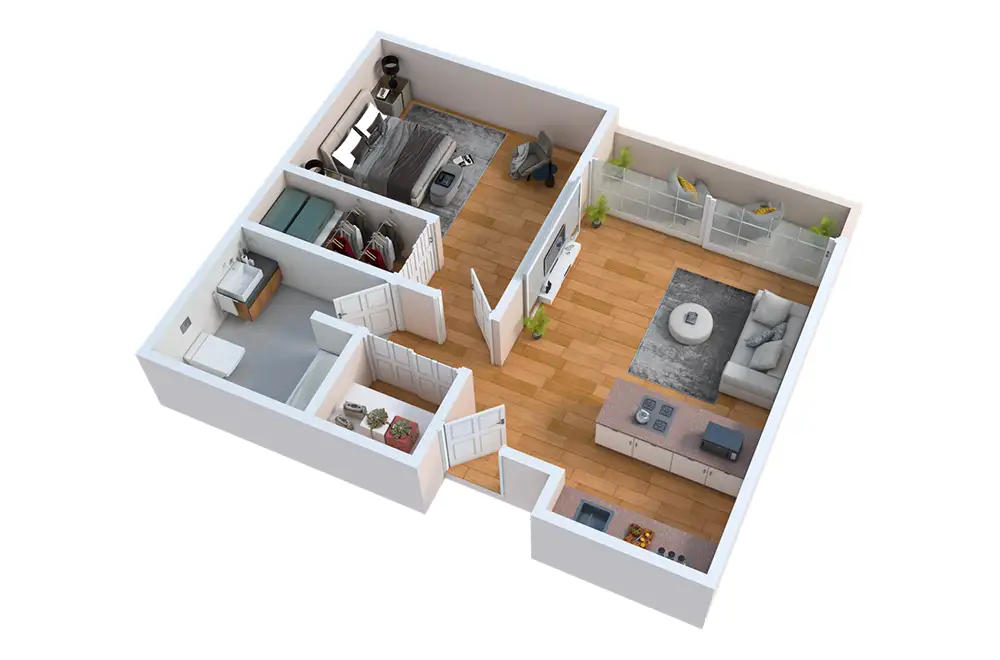 Portofino – One Bed One Bath Portofino
