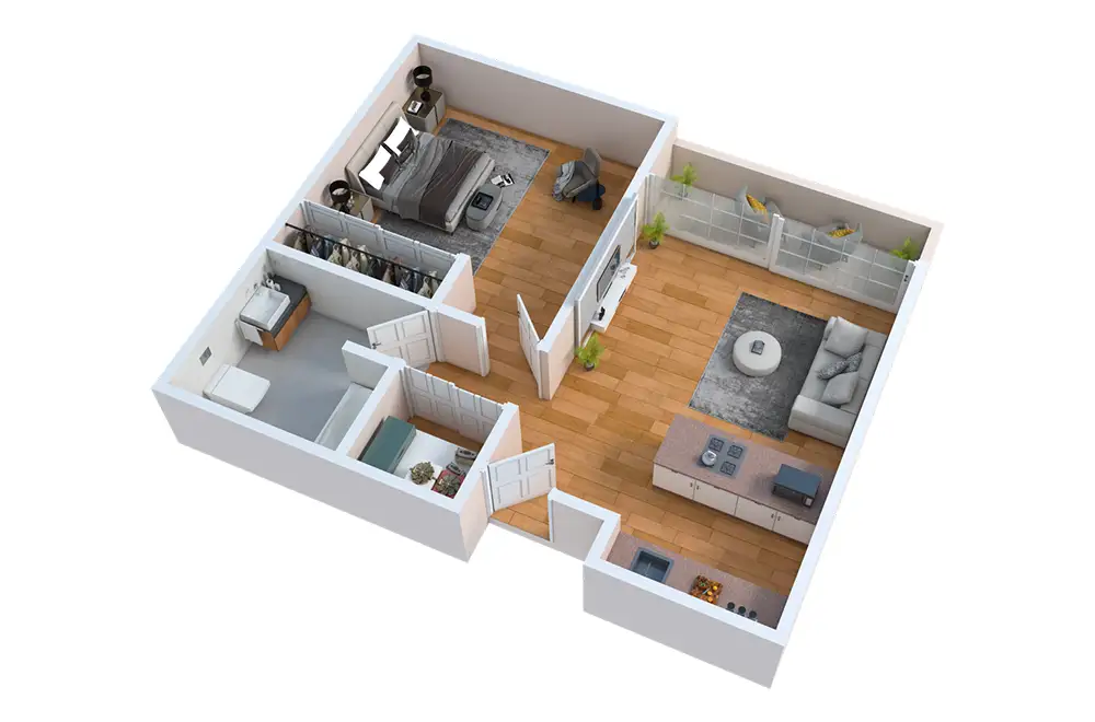 Tuscany – One Bed One Bath Tuscany